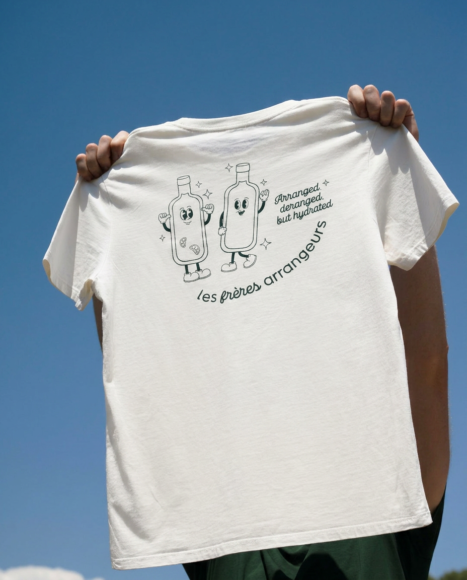 T-shirt Les Frères Arrangeurs – Blanc - PRECOMMANDE
